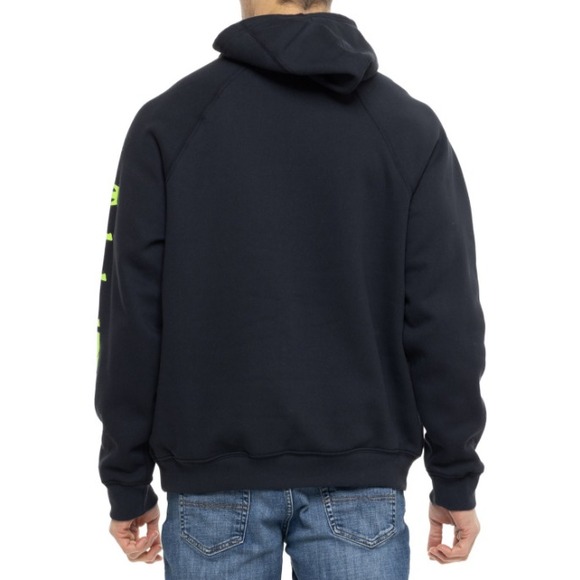 X-Large Timberland PRO Honcho Hoodie Dk Navy Pro Yellow Work Pullover - Picture 3 of 3